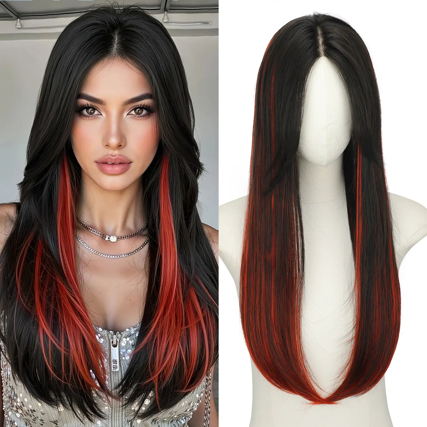 "Human Hair Topper — Lightweight Layered"