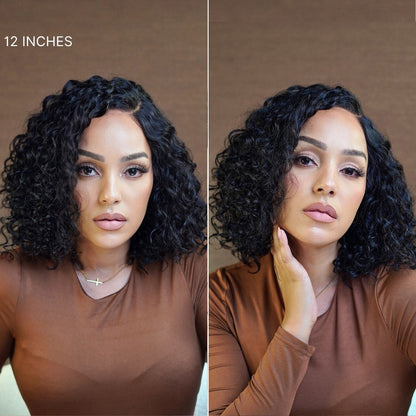 🔥LIMITED TIME OFFER 🔥Ready-to-Wear Glueless Curly Bob Wig