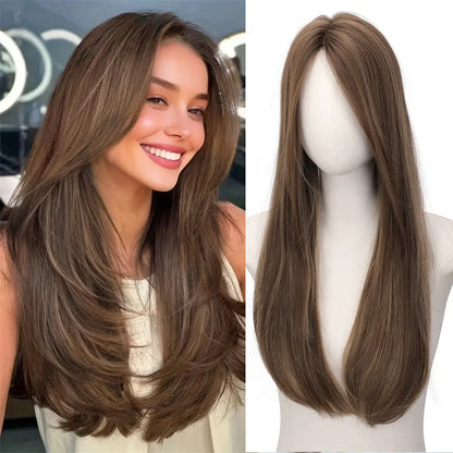 "Human Hair Topper — Lightweight Layered"