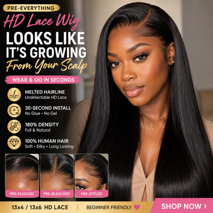 HD Lace Wear & Go Wig Melted Hairline Wig 30-Second Install Wig