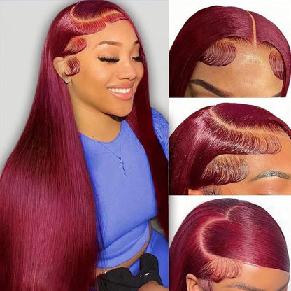 ⚡ Final Hours – Up to 57% Off🌷💥Straight HD Transparent Lace Front Wigs Human Hair
