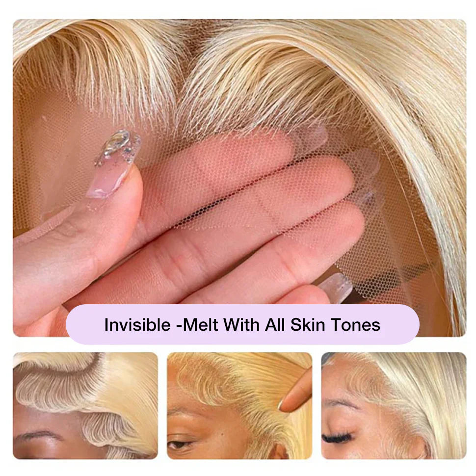 ⚡ Final Hours – Up to 57% Off🌷💥Straight HD Transparent Lace Front Wigs Human Hair