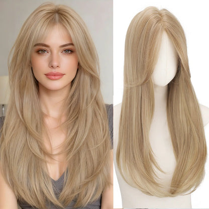 "Human Hair Topper — Lightweight Layered"