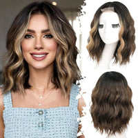 Dark Brown Mixed Blonde