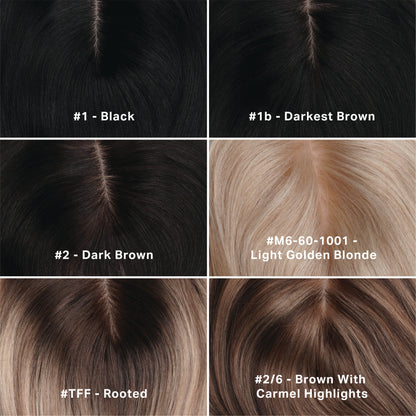 💨Last Day:84% Off🔥Silk Base Human Hair Topper