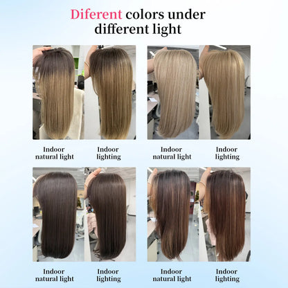 "Human Hair Topper — Lightweight Layered"